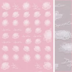 Tensor Floral Nail Art Sticker / Lace Roses New Arrivals