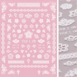 Tensor Floral Nail Art Sticker / Lace Embroidery New Arrivals