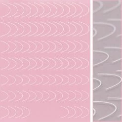 Tensor New Arrivals Thin Line French Nail Art Sticker / White