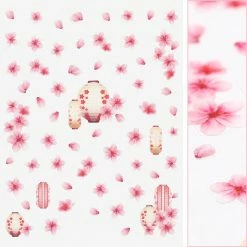 Tensor New Arrivals Floral Nail Art Sticker / Cherry Blossoms