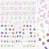 Tensor Floral Nail Art Sticker / Pressed Dry Flowers