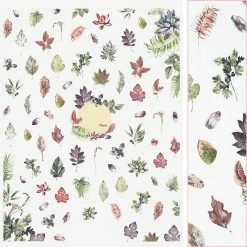 Tensor Floral Nail Art Sticker / Enchanted Greenery