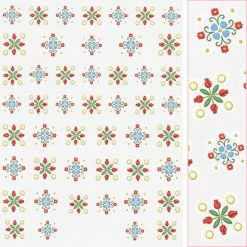 Tensor New Arrivals 3D Embossed Nail Art Sticker / Tulip Folk Art
