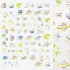 Tensor 3D Embossed Nail Art Sticker / Pastel Galaxy New Arrivals