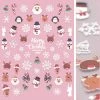 Tensor Holiday 3D Embossed Nail Art Sticker / Snow Festival Candy Nails - 20% Off