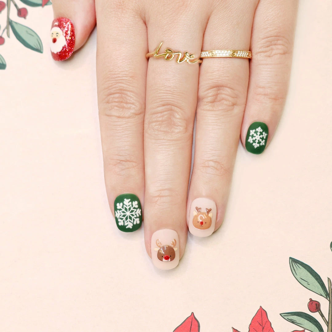 Tensor Holiday 3D Embossed Nail Art Sticker / Snow Festival Candy Nails - 20% Off 2 Tensor Holiday 3D Embossed Nail Art Sticker / Snow Festival Candy Nails - 20% Off