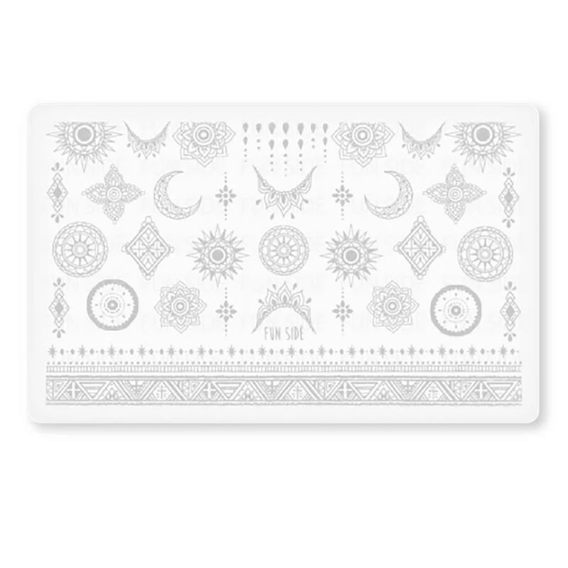 FUNSIDE Japanese Nail Art Sticker / Mehndi Silver Foil 1 FUNSIDE Japanese Nail Art Sticker / Mehndi Silver Foil