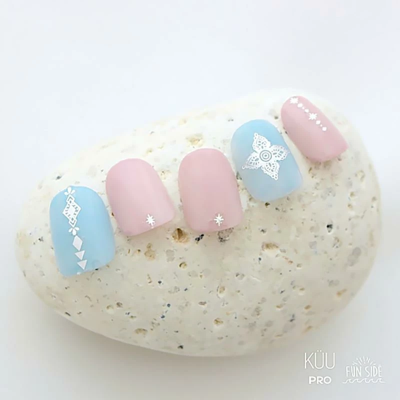 FUNSIDE Japanese Nail Art Sticker / Mehndi Silver Foil 3 FUNSIDE Japanese Nail Art Sticker / Mehndi Silver Foil