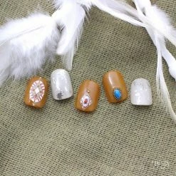 FUNSIDE Japanese Nail Art Sticker / Moroccan Porcelain Dollar Store