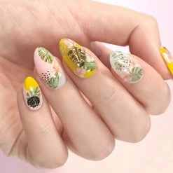 Passet Nail Art Sticker / Monstera Blooms