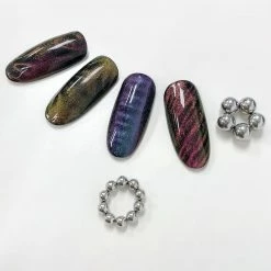 MORE BEAUTY Chameleon Cateye Magnetic Pigments / 3 Colors Nail Art