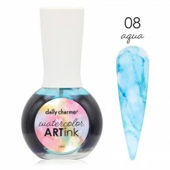 MORE BEAUTY Daily Charme Watercolor Art Ink / 08 Aqua Pride Month