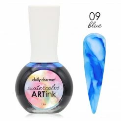 MORE BEAUTY Pride Month Daily Charme Watercolor Art Ink / 09 Blue