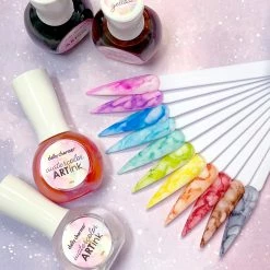 MORE BEAUTY Summer Nails Daily Charme Watercolor Art Ink / 11 Hot Pink