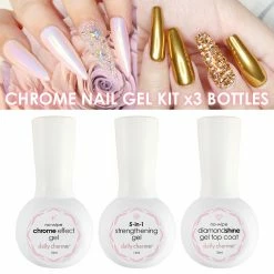 MORE BEAUTY New Arrivals Daily Charme Chrome Nail Gel Kit
