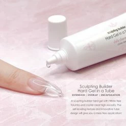 Cosmex New Arrivals Daily Charme Sculpting Builder Hard Gel In A Tube / HEMA Free / Clear