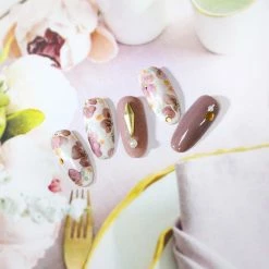 MORE BEAUTY New Arrivals Metallic Watercolor Nail Art Palette / 20 Colors