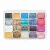 MORE BEAUTY New Arrivals Metallic Watercolor Nail Art Palette / 20 Colors