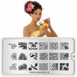 Moyou London Tropical 28 Summer Nails