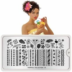 Moyou London Summer Nails Tropical 37 - Visit The Tropics