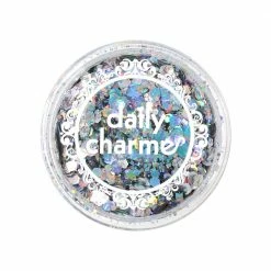 American Glitters Holographic Mixed Hex Glitter / 10G / Silver