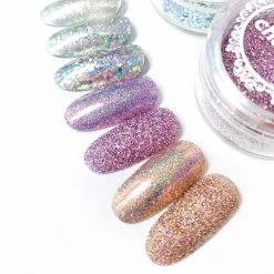 American Glitters Iridescent Holo Glitter / Croquembouche Nail Art