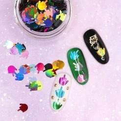 Aliexpress Nail Art Flip The Bird Glitter / Holographic Mix