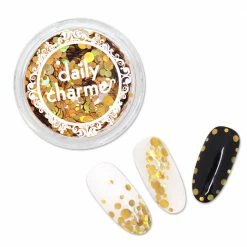 Aliexpress Holographic Glitter Dot Mix / Gold Nail Art