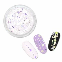 Aliexpress Super Shine Iridescent Glitter Dot Mix Nail Art