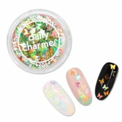 Aliexpress Iridescent Rainbow Butterfly Glitter Mix / Spring Fields Nail Art