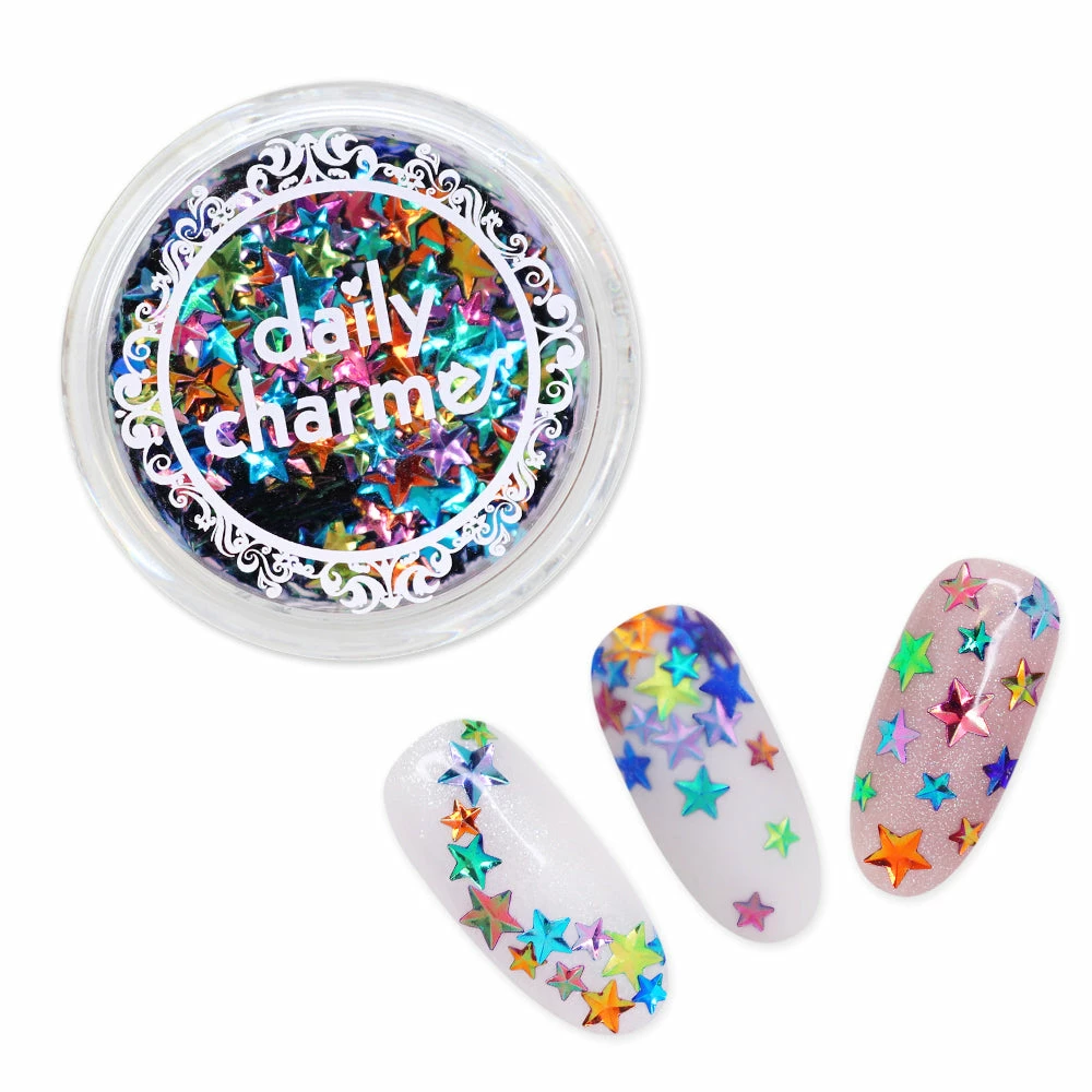 Aliexpress Nail Art Chameleon Glitter Star Mix / 6 Colors 1 Aliexpress Nail Art Chameleon Glitter Star Mix / 6 Colors