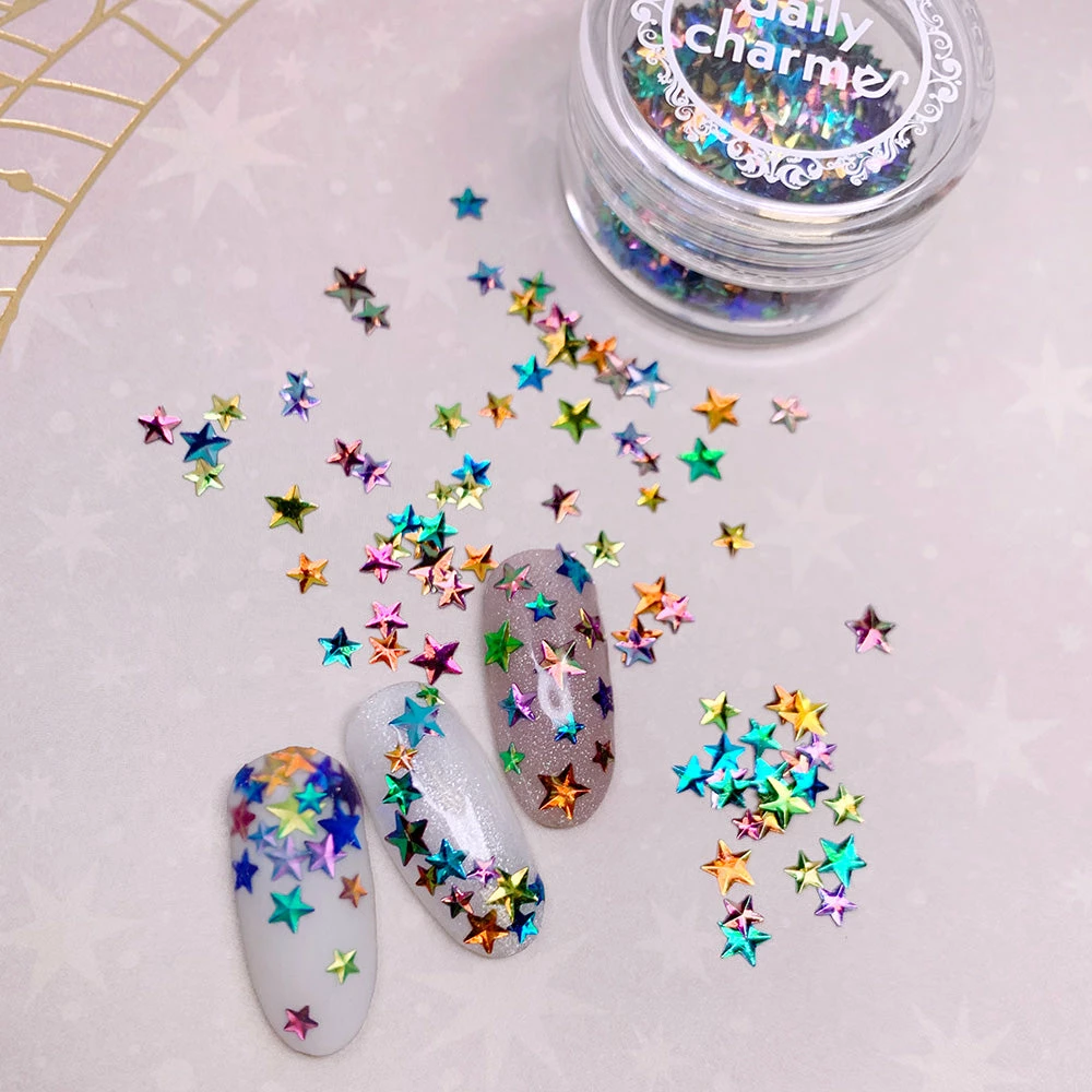 Aliexpress Nail Art Chameleon Glitter Star Mix / 6 Colors 2 Aliexpress Nail Art Chameleon Glitter Star Mix / 6 Colors
