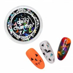 Aliexpress Nail Art Spooky Halloween Glitter Mix / Spectral Bats