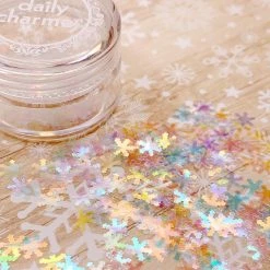 XuCai Nail Art Snowflake Glitter / Aurora