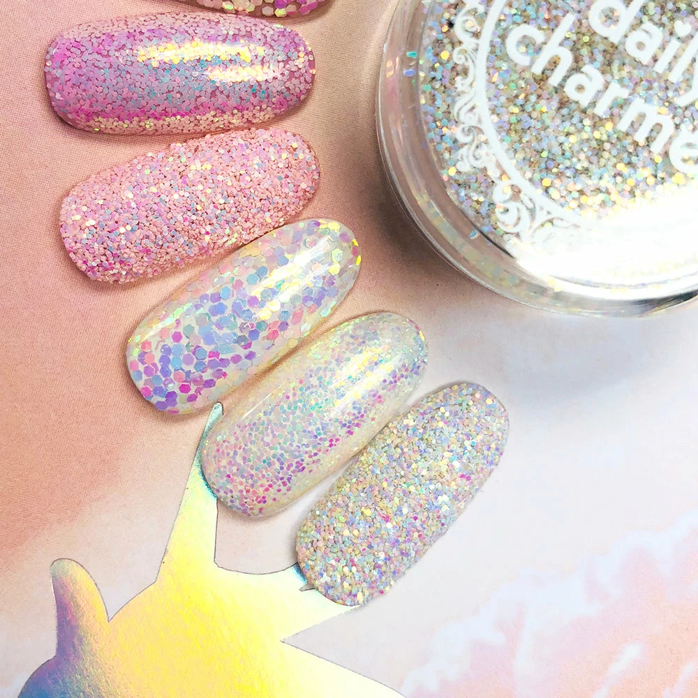 XuCai Pastel Iridescent Glitter / Unicorn Magic Summer Nails 3 XuCai Pastel Iridescent Glitter / Unicorn Magic Summer Nails