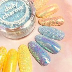 XuCai Candy Nails - 20% Off Pastel Iridescent Glitter / Sea Salt Ice Cream 6 XuCai Candy Nails - 20% Off Pastel Iridescent Glitter / Sea Salt Ice Cream
