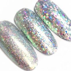 XuCai Iridescent Holo Glitter / Silver Magic Dollar Store