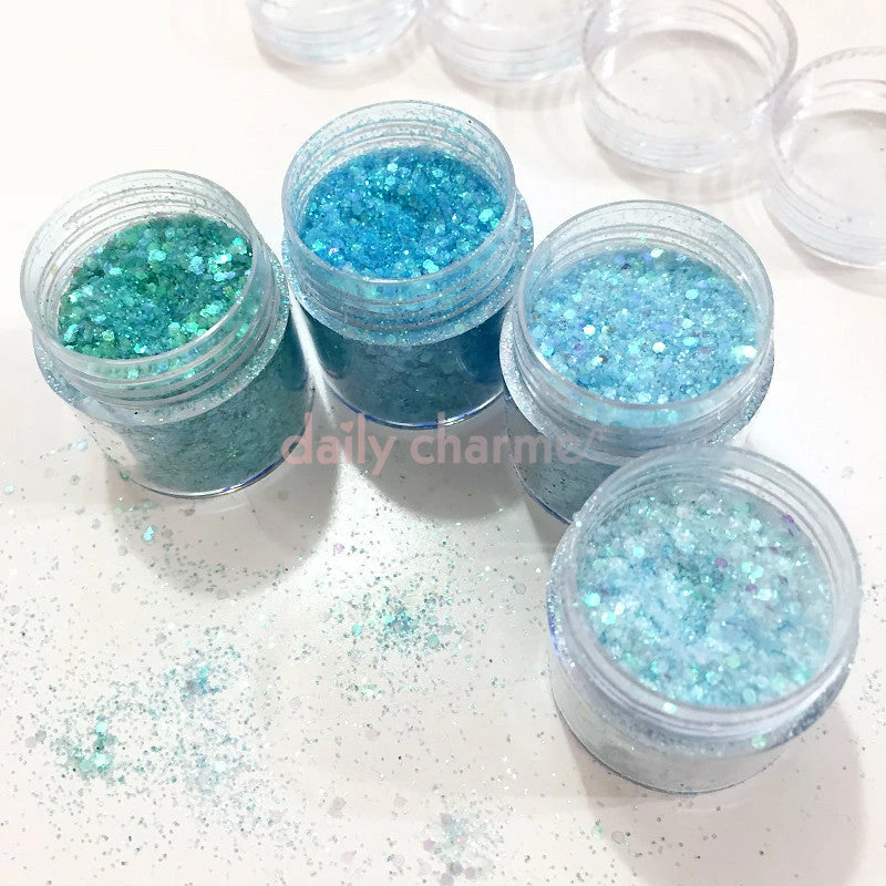 1688 Candy Nails - 20% Off Ice Queen Iridescent Glitter Mix Set / Fine 3 1688 Candy Nails - 20% Off Ice Queen Iridescent Glitter Mix Set / Fine
