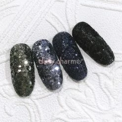 1688 Nail Art Maleficent Metallic Glitter Mix Set / Fine