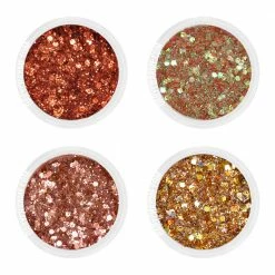 1688 Pumpkin Spice Metallic Glitter Mix Set / Fine Nail Art