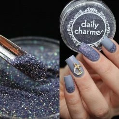 American Glitters Nail Art Iridescent Glitter Dust / Misty Night