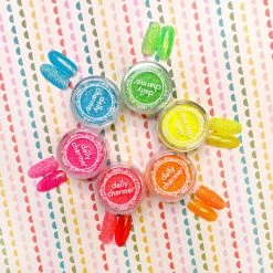 Hui Mei Sen Glitters Candy Nails - 20% Off Iridescent Neon Glitter Dust / Pink Sangria