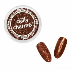 Hui Mei Sen Glitters Nail Art Metallic Glitter Dust / Iced Mocha