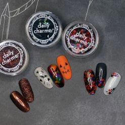 Hui Mei Sen Glitters Nail Art Metallic Glitter Dust / Iced Mocha