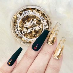 American Glitters Metallic Mixed Hex Glitter / 10G / Champagne Gold Best Sellers 5 American Glitters Metallic Mixed Hex Glitter / 10G / Champagne Gold Best Sellers