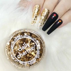 American Glitters Metallic Mixed Hex Glitter / 10G / Champagne Gold Best Sellers