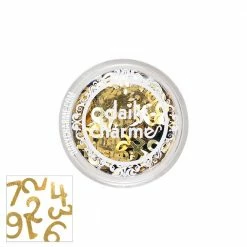 XuCai Numbers 0-9 Glitter / Gold
