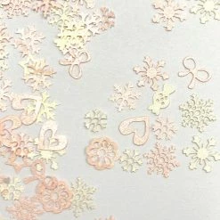 Julia Holiday Soft Paper Glitter / Dainty Snowflakes