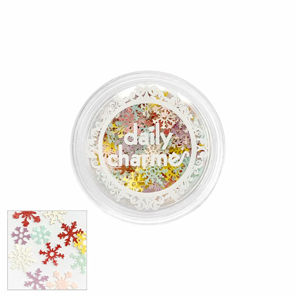 Julia Holiday Soft Paper Glitter / Colorful Snowflakes Nail Art 1 Julia Holiday Soft Paper Glitter / Colorful Snowflakes Nail Art