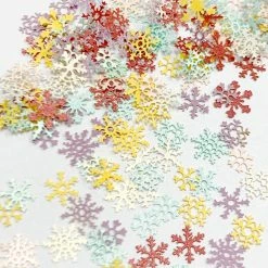 Julia Holiday Soft Paper Glitter / Colorful Snowflakes Nail Art 6 Julia Holiday Soft Paper Glitter / Colorful Snowflakes Nail Art